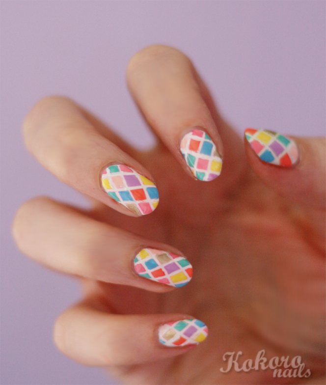 Colorful Check  for Summer