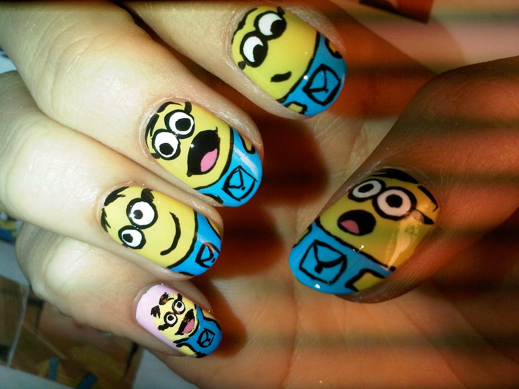 Exaggerate your Nails with Cute Faces
