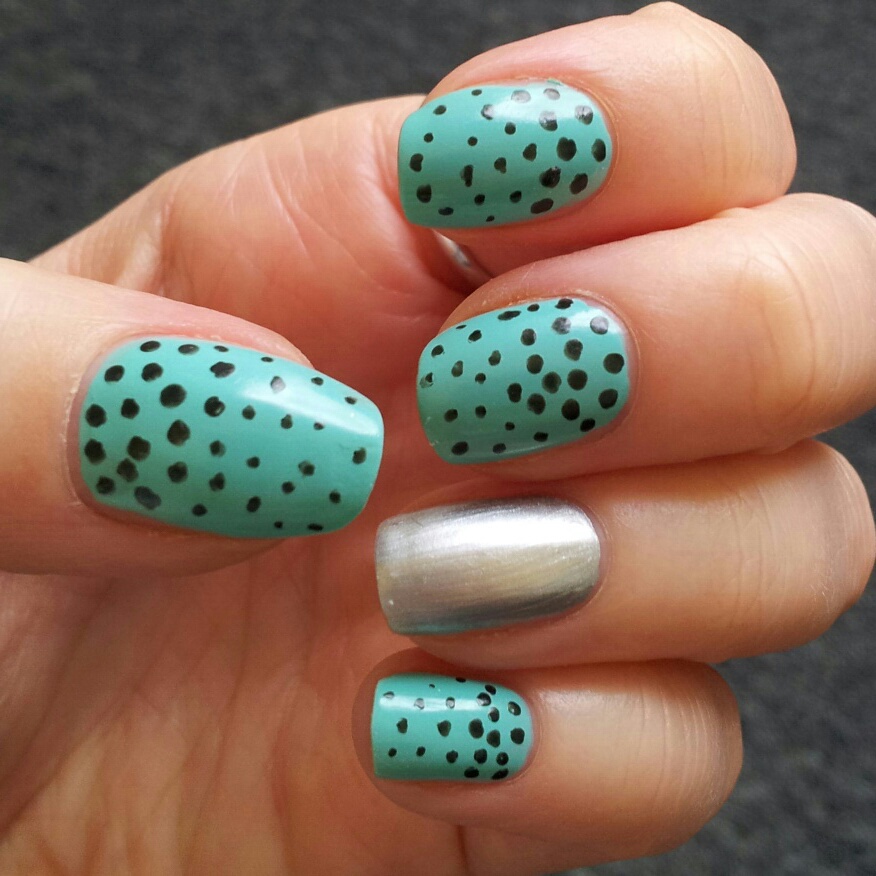 Simple and Sweet Turquoise with Silver Touch