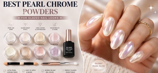 Best Pearl Chrome Powders for Glazed Nail Looks