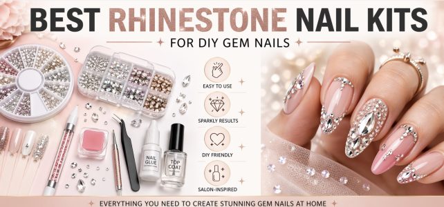 Best Rhinestone Nail Kits for DIY Gem Nails
