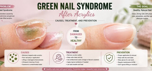 Green Nail Syndrome After Acrylics: Causes, Treatment, and Prevention