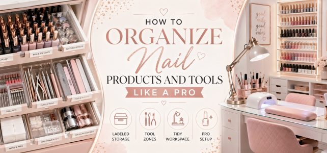 How to Organize Nail Products and Tools Like a Pro
