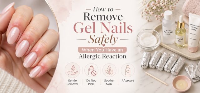 How to Remove Gel Nails Safely When You Have an Allergic Reaction