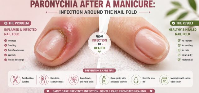 Paronychia After a Manicure: Infection Around the Nail Fold