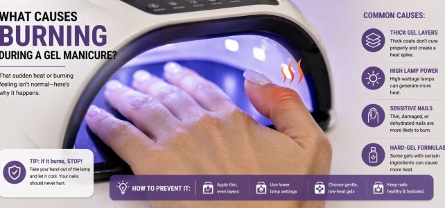 What Causes Burning During a Gel Manicure?